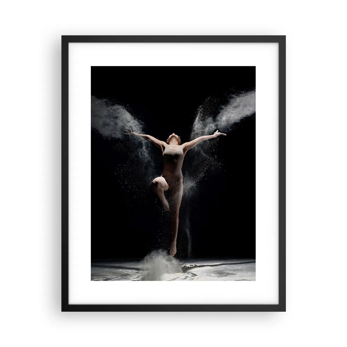 Plakat i sort ramme - Elfer findes - 40x50 cm