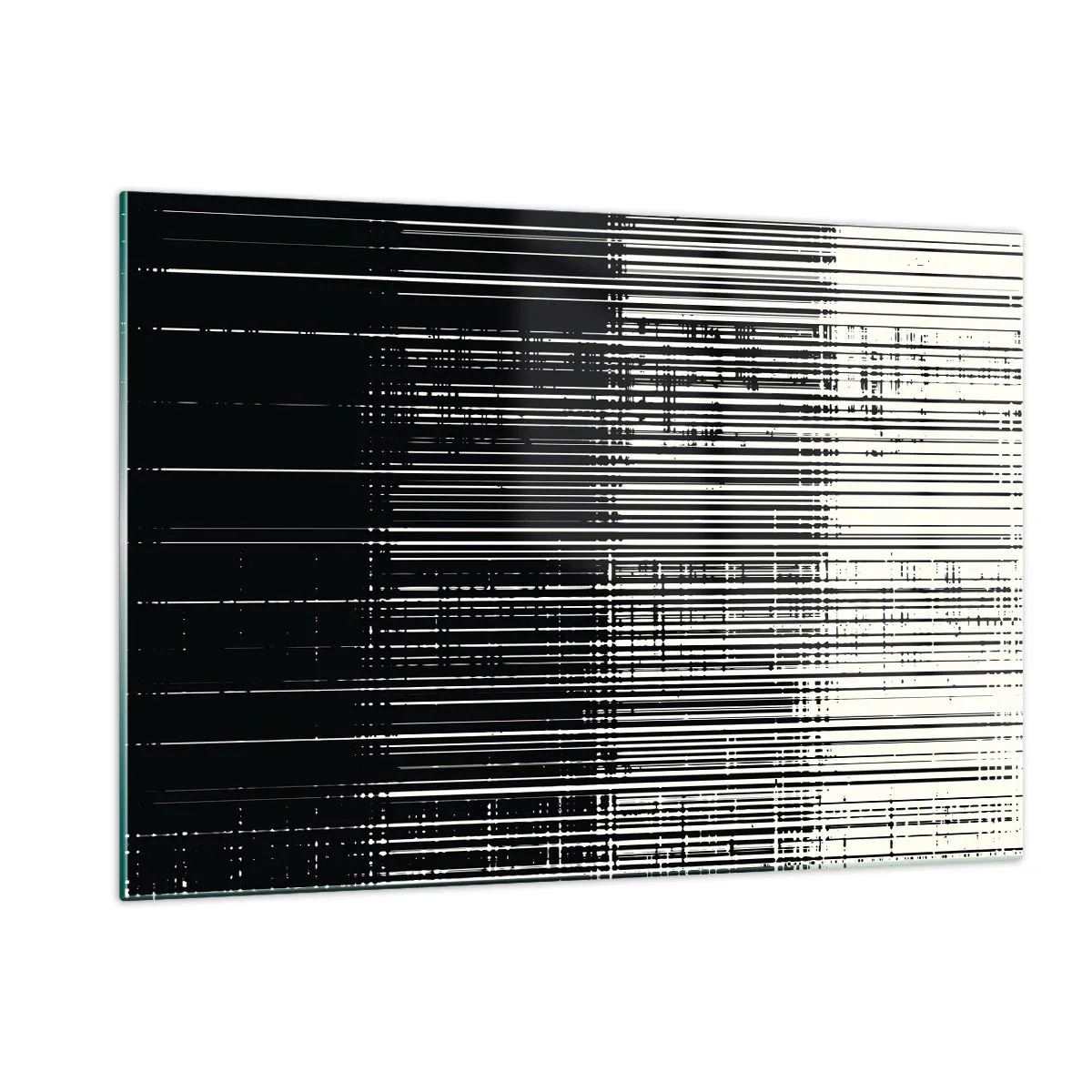 Billede på glas - Bølger og vibrationer - 120x80 cm