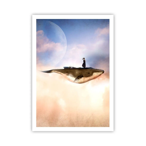 Plakat - En surrealistisk rejse - 70x100 cm