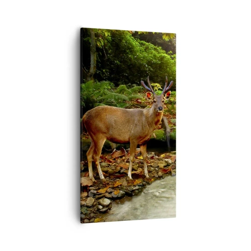 Lærredstryk - Billede på lærred - Velkommen til min verden - 55x100 cm