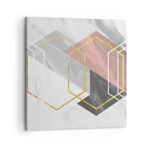 Lærredstryk - Billede på lærred - Kædesammensætning - 60x60 cm