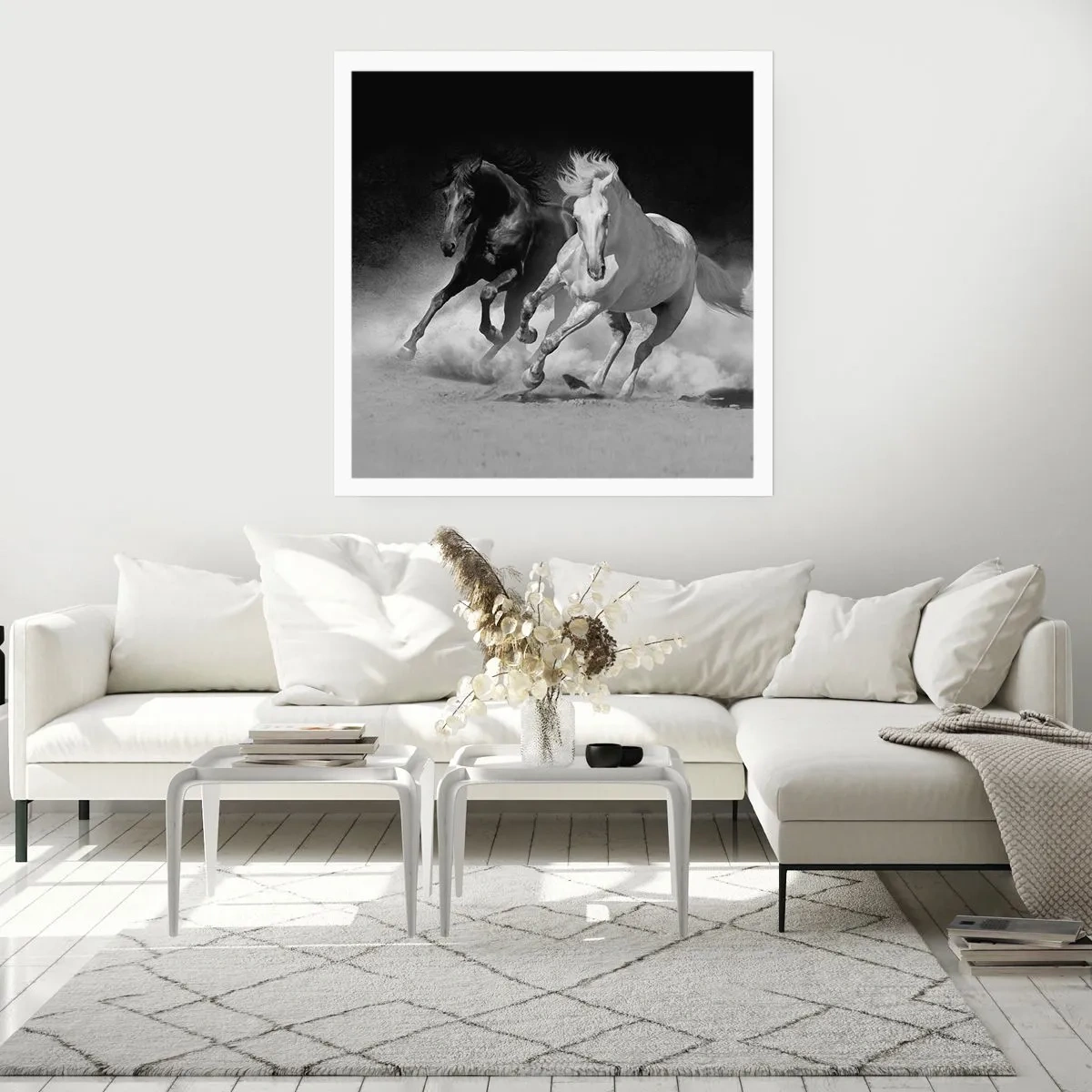 Plakat - Frihedens galop - 40x40 cm