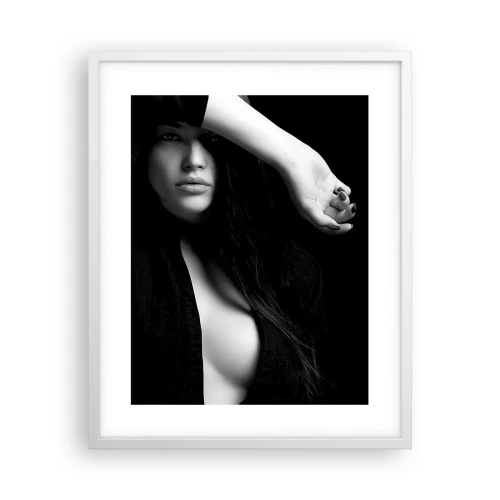 Plakat i hvid ramme - Forførelsens skole - 40x50 cm