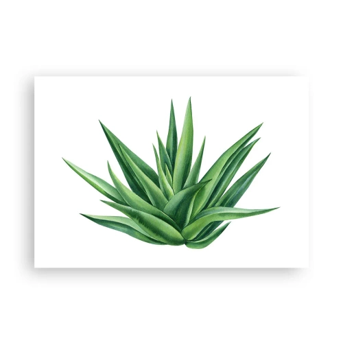 Plakat - Grøn - styrke - liv - 100x70 cm
