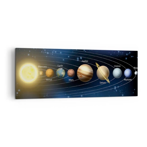 Lærredstryk - Billede på lærred - En ud af ti - 140x50 cm