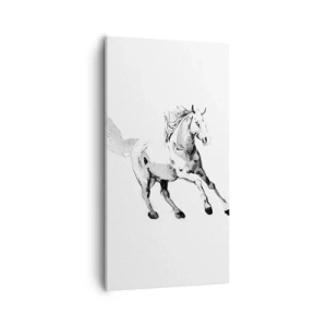 Lærredstryk - Billede på lærred - Utæmmet sjæl - 55x100 cm