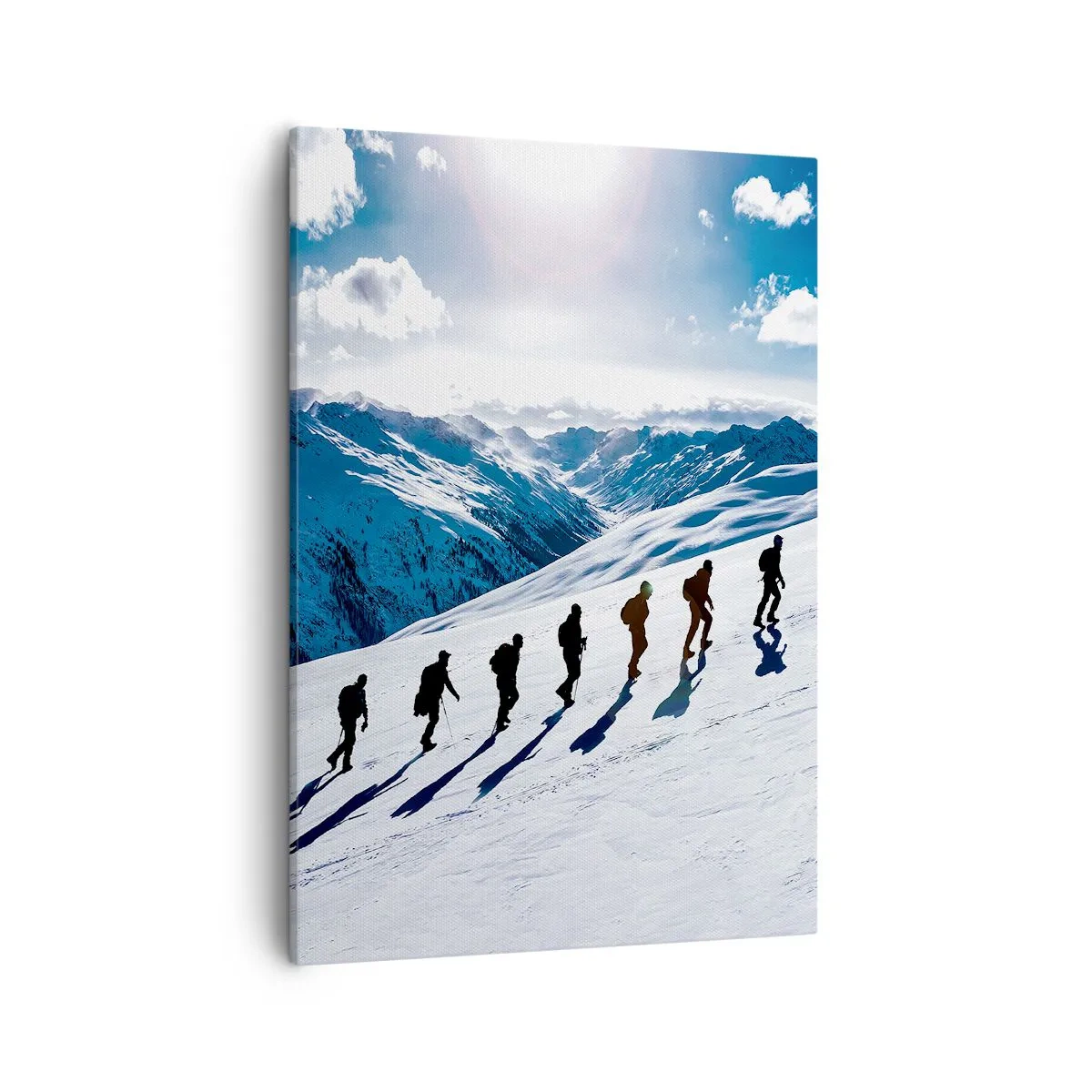 Lærredstryk - Billede på lærred - Det vindende hold - 50x70 cm