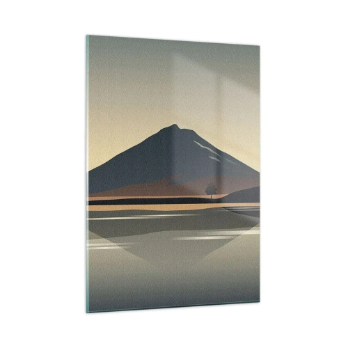 Billede på glas - Spejlrefleksion - 50x70 cm