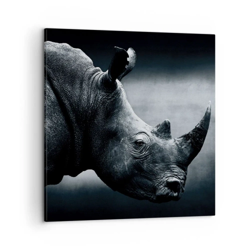 Lærredstryk - Billede på lærred - Højre profil - 50x50 cm