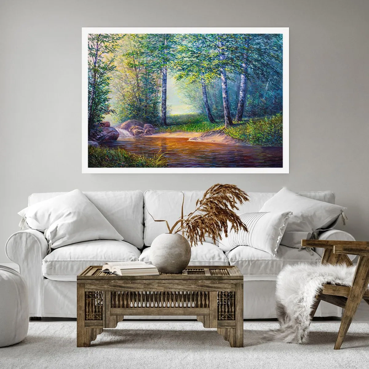 Plakat - Idylliske omgivelser - 91x61 cm