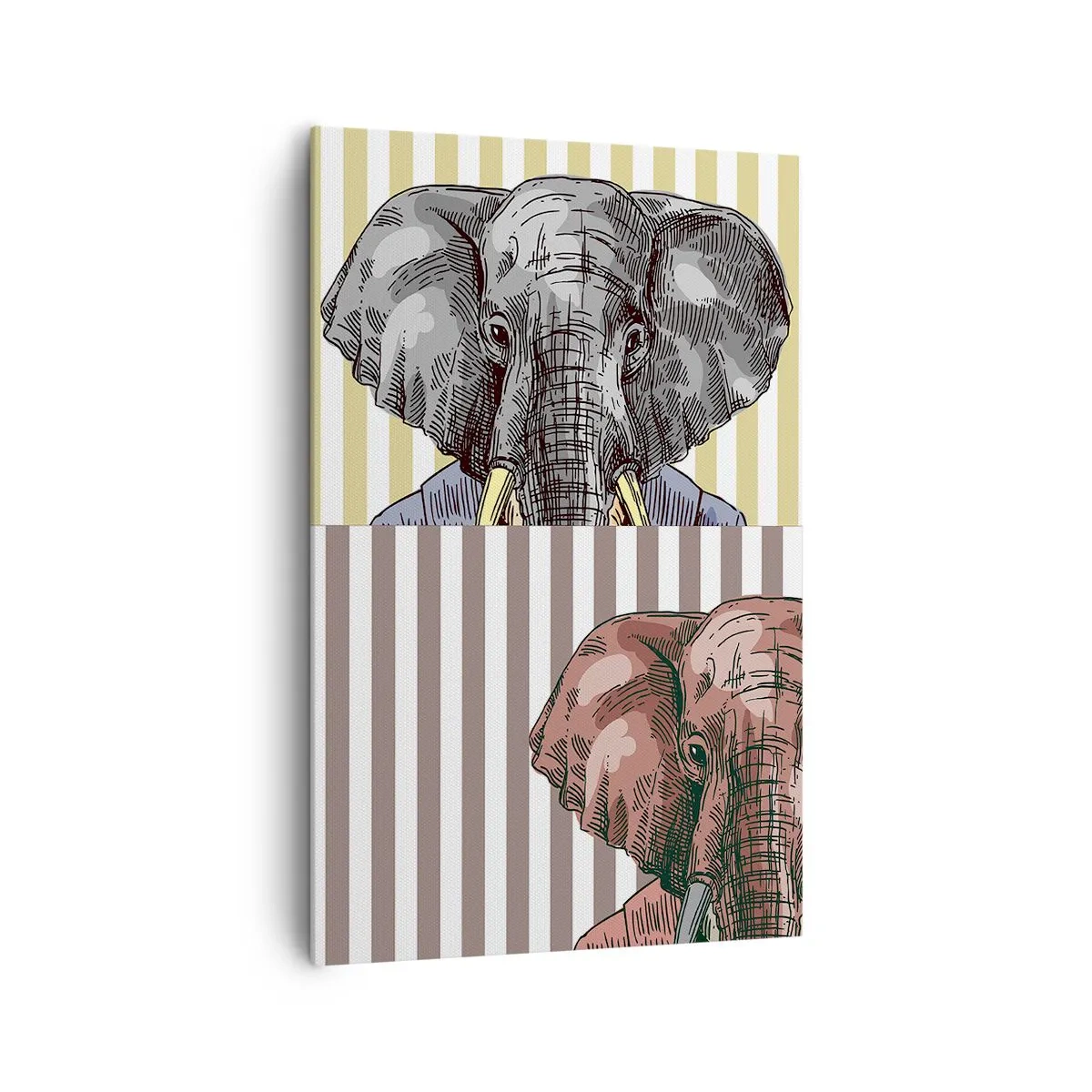 Lærredstryk - Billede på lærred - Elegant af natur - 80x120 cm