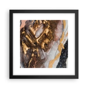 Plakat i sort ramme - Jord element - 30x30 cm