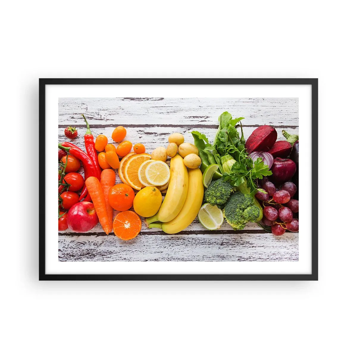 Plakat i sort ramme - Er det ikke nok? - 70x50 cm