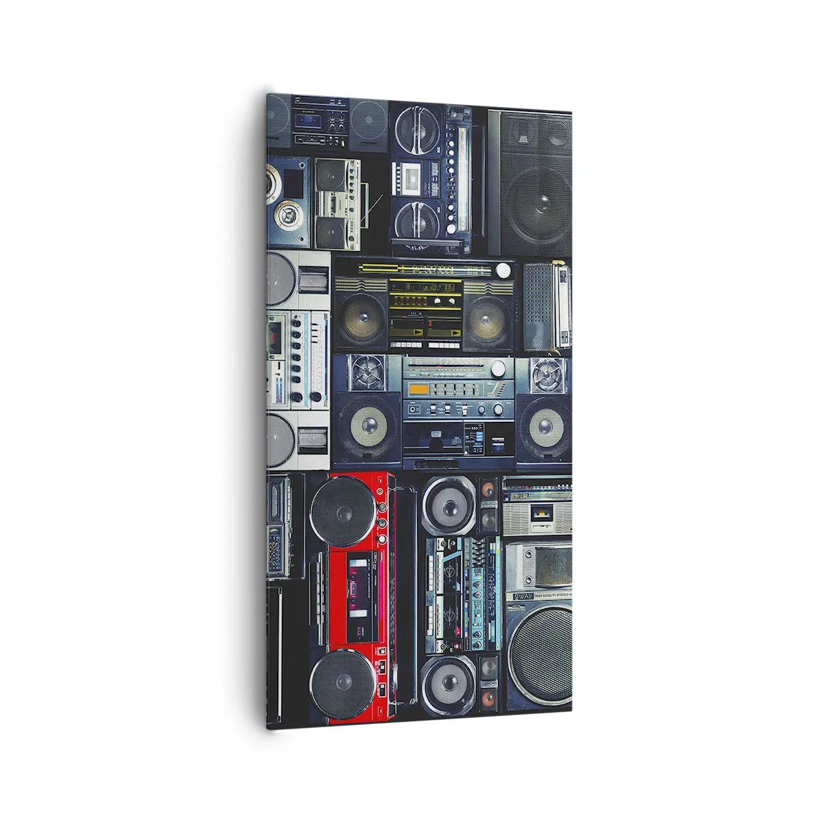 Lærredstryk - Billede på lærred - Nostalgi for 1980'erne. - 65x120 cm