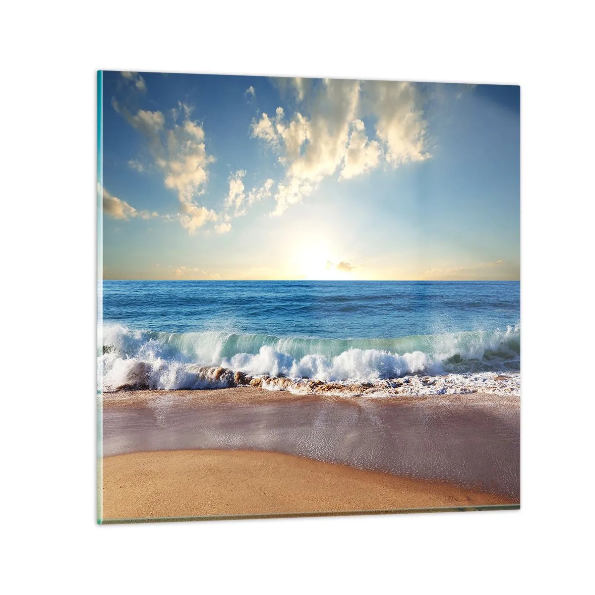 Billede på glas - Bevægelse og stilhed på samme tid - 50x50 cm