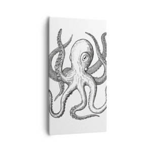 Lærredstryk - Billede på lærred - Dans med bølger - 55x100 cm