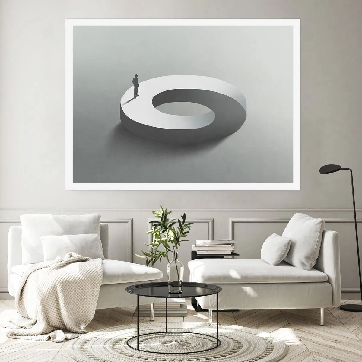 Plakat - Og vær klog - 100x70 cm