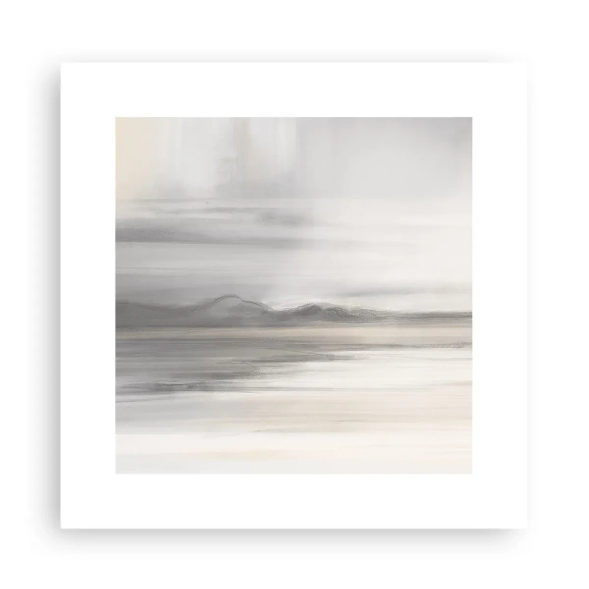 Plakat - En tankevækkende afstand - 30x30 cm