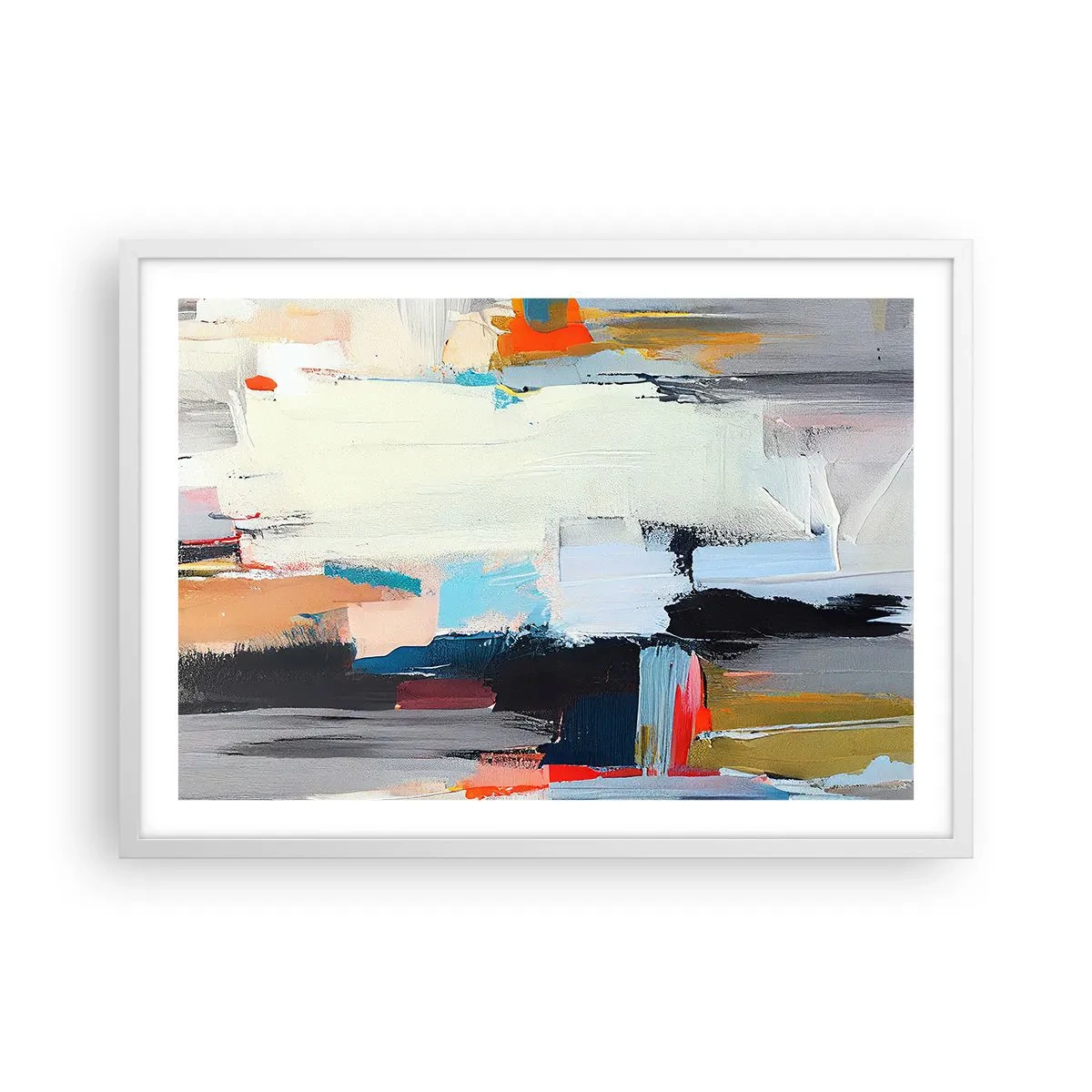 Plakat i hvid ramme - Er der en metode? - 70x50 cm