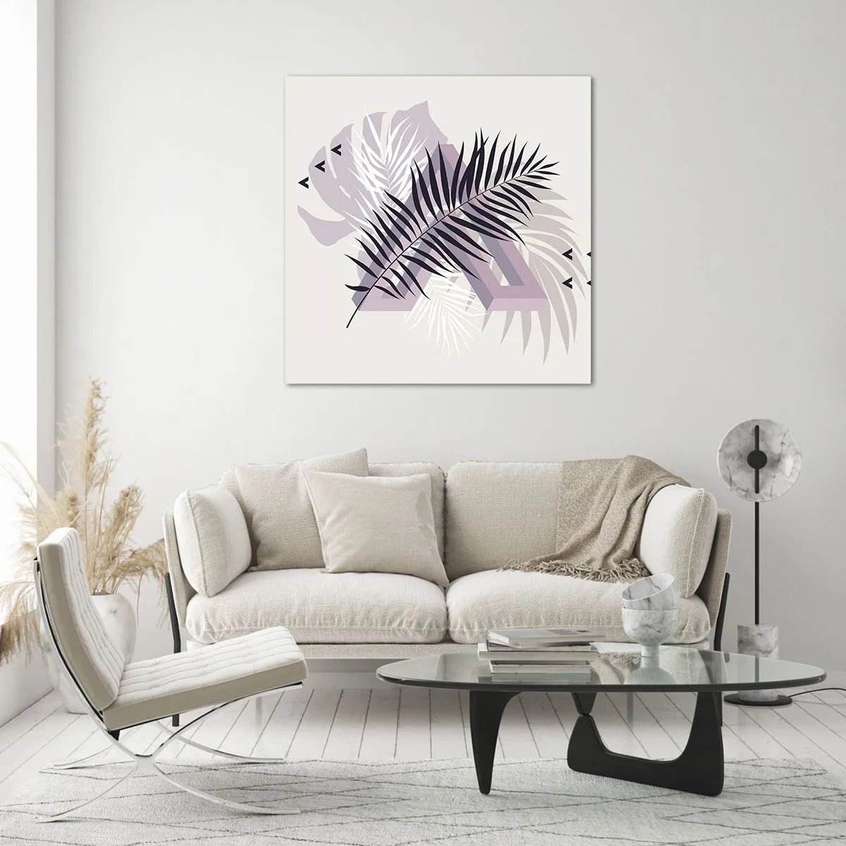 Billede på glas - Skygge af en skygge - 50x50 cm