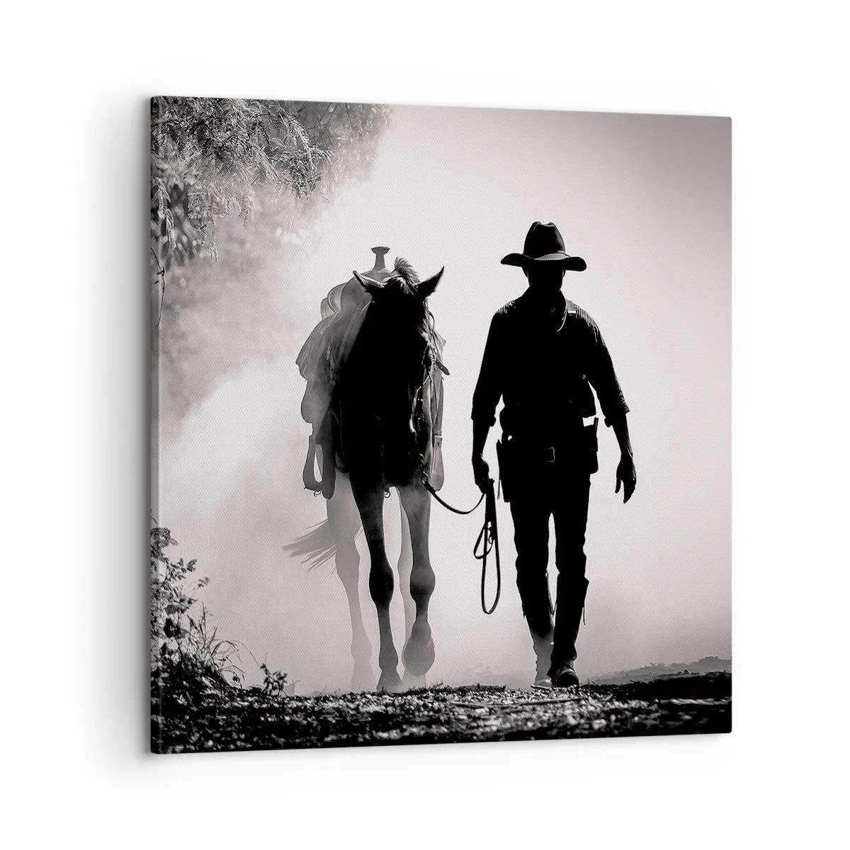 Lærredstryk - Billede på lærred - En morgen i Texas - 60x60 cm