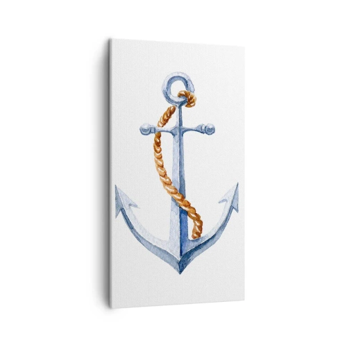 Lærredstryk - Billede på lærred - Ahoj eventyr! - 45x80 cm