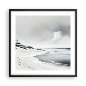 Plakat i sort ramme - Altid sammen - 50x50 cm