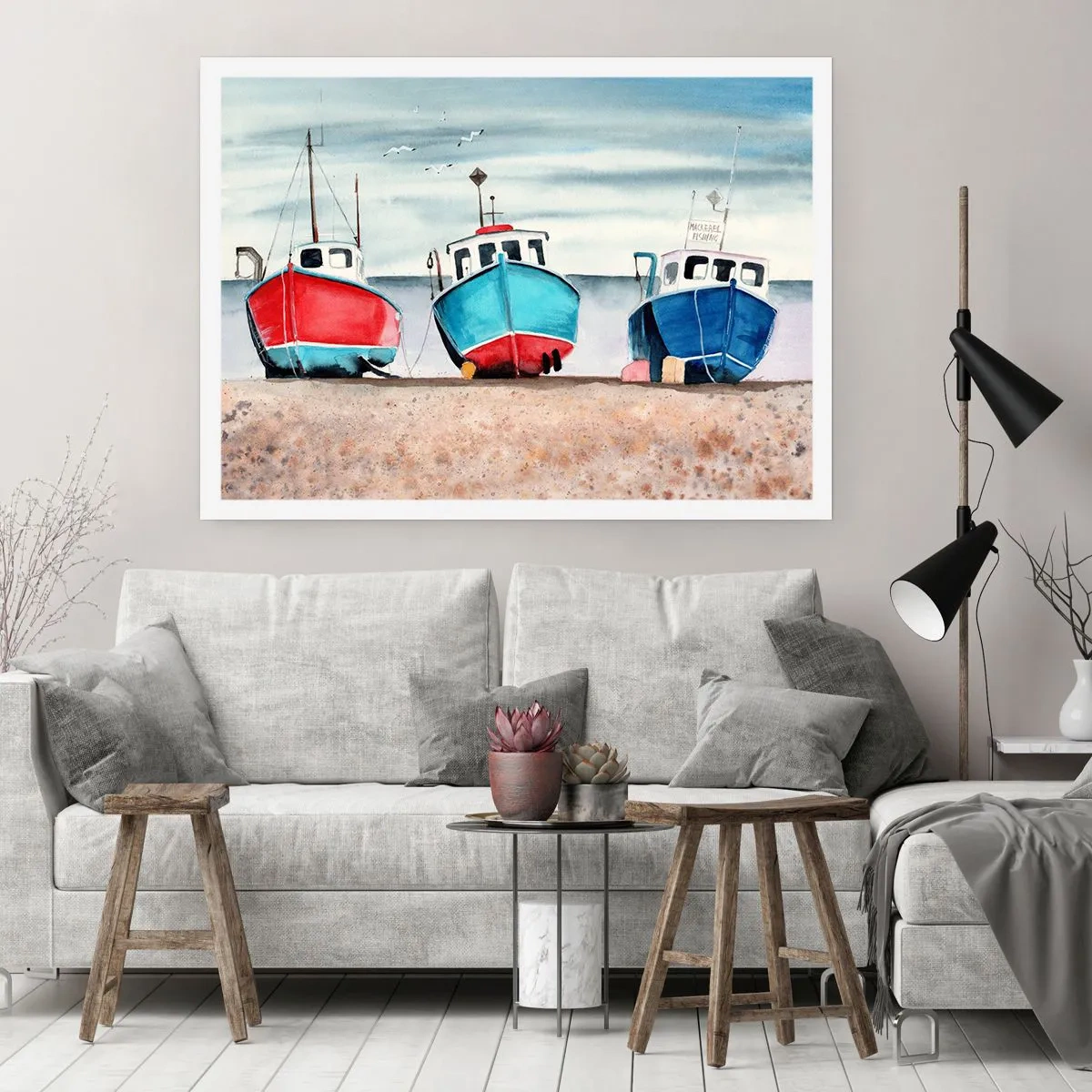 Plakat - Klar til at fange - 70x50 cm