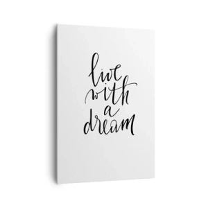 Lærredstryk - Billede på lærred - Of course - 70x100 cm