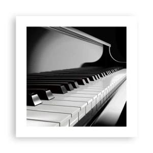 Plakat - Harmoni af former og farver - 40x40 cm