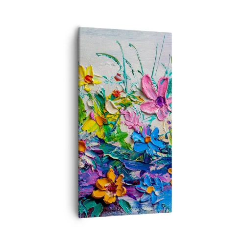 Lærredstryk - Billede på lærred - Overhovedet ikke et stilleben - 55x100 cm