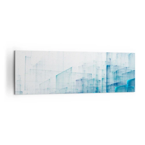Lærredstryk - Billede på lærred - Hvordan rummet blev til - 160x50 cm