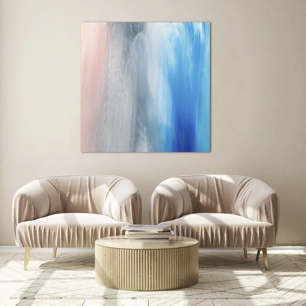 Billede på glas - Elementer: luft - 30x30 cm