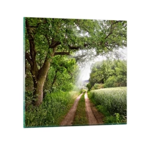 Billede på glas - Et in Arcadia ego - 30x30 cm