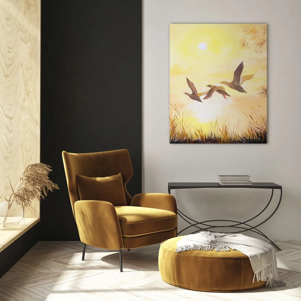 Billede på glas - Starten på en lang rejse - 80x120 cm