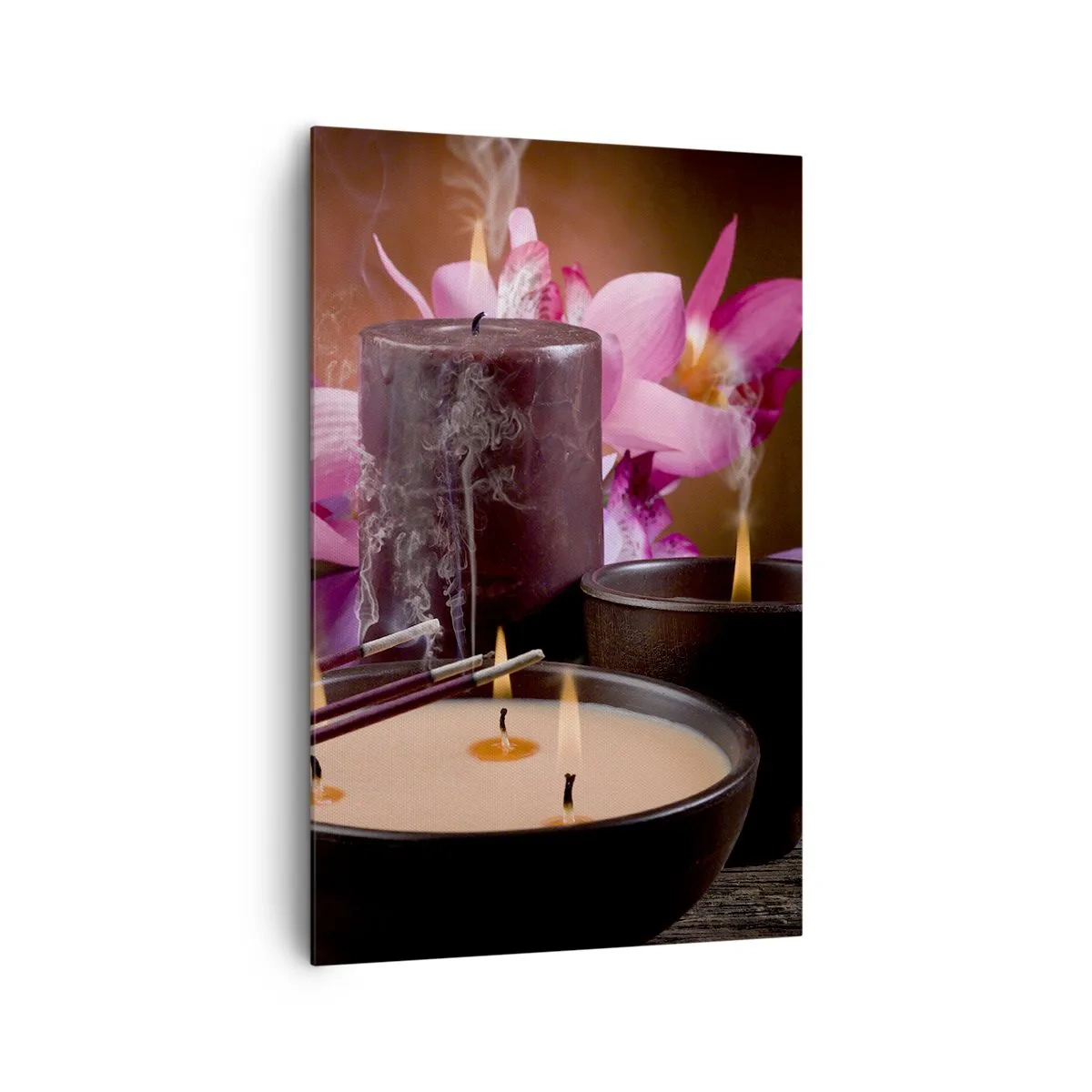 Lærredstryk - Billede på lærred - Rydde sindet, berolige kroppen - 80x120 cm