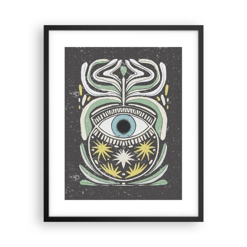 Plakat i sort ramme - Stammeritualer - 40x50 cm