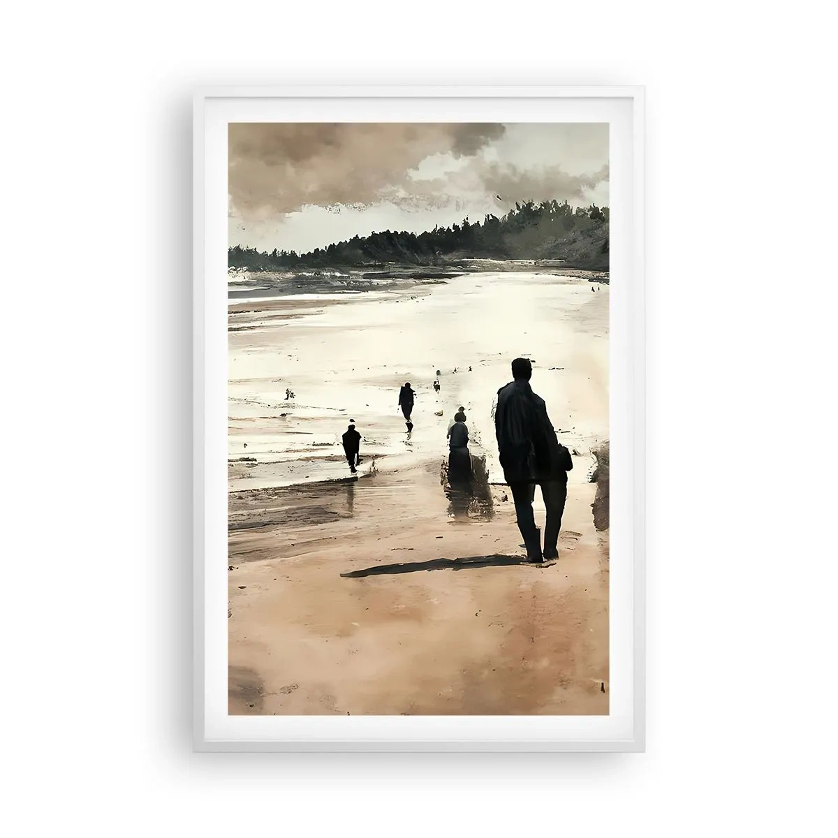 Plakat i hvid ramme - Indkaldt - 61x91 cm