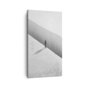 Lærredstryk - Billede på lærred - Lys destination - 45x80 cm