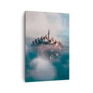 Lærredstryk - Billede på lærred - Drømmeøen - 70x100 cm