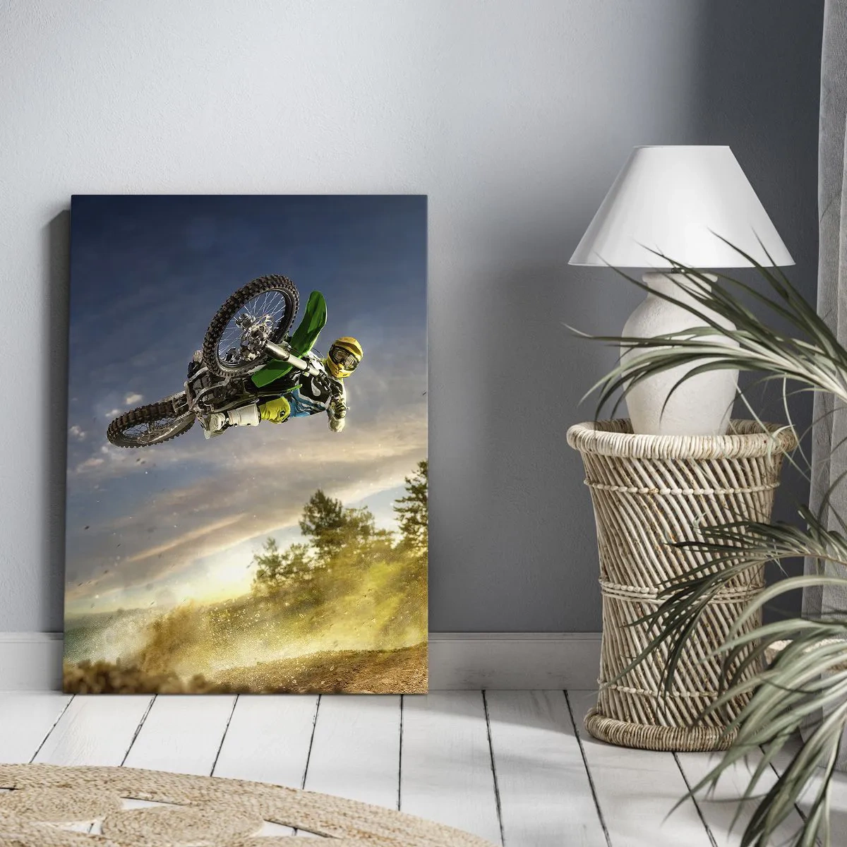 Lærredstryk - Billede på lærred - Tænd for dine følelser! - 70x100 cm