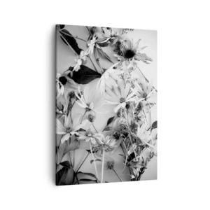 Lærredstryk - Billede på lærred - Blomster uden buket - 50x70 cm