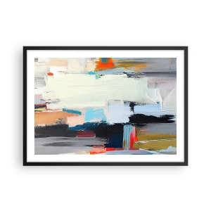 Plakat i sort ramme - Er der en metode? - 70x50 cm