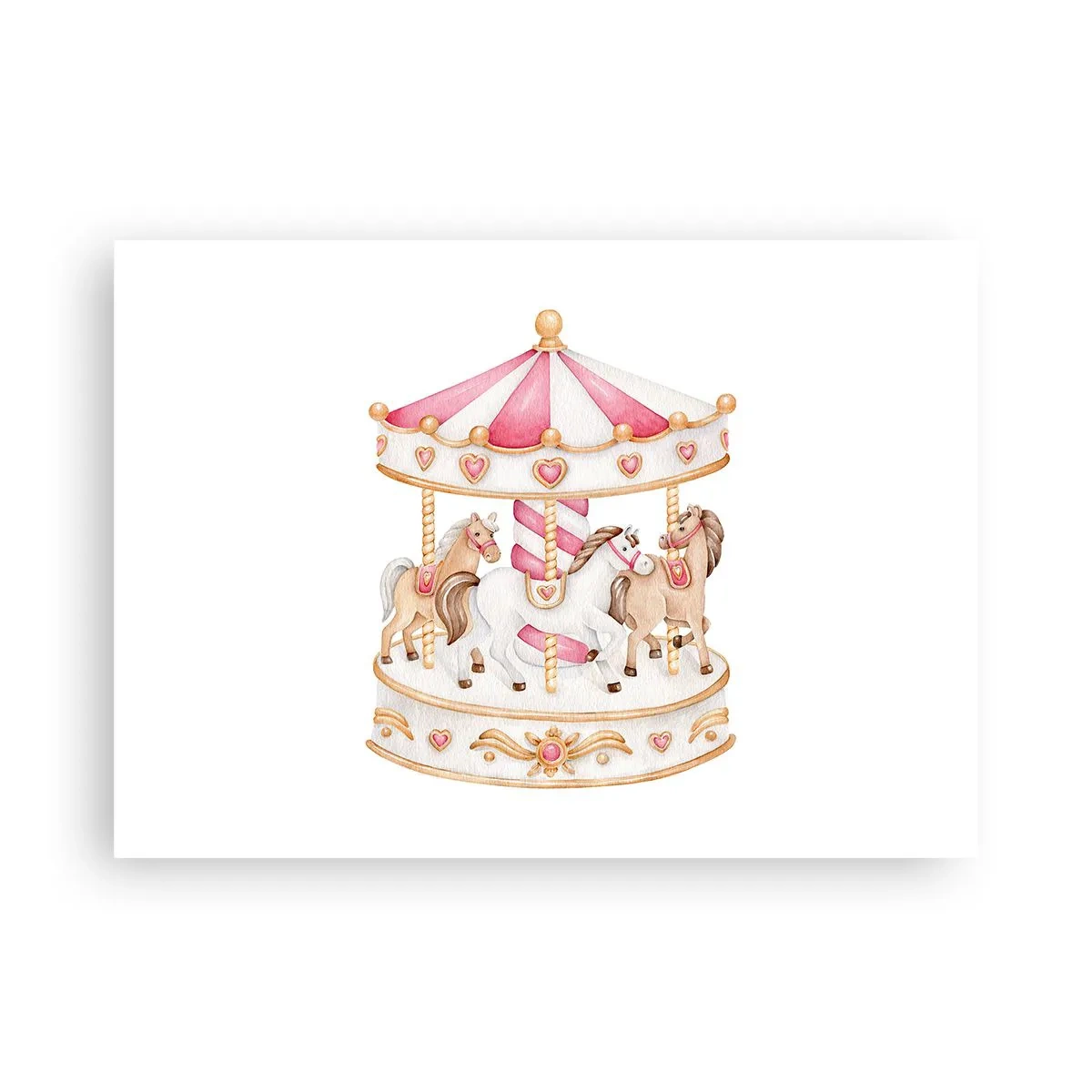 Plakat - Barndommens søde verden - 70x50 cm