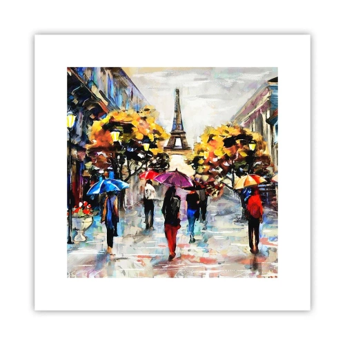 Plakat - Særligt smuk om efteråret - 30x30 cm