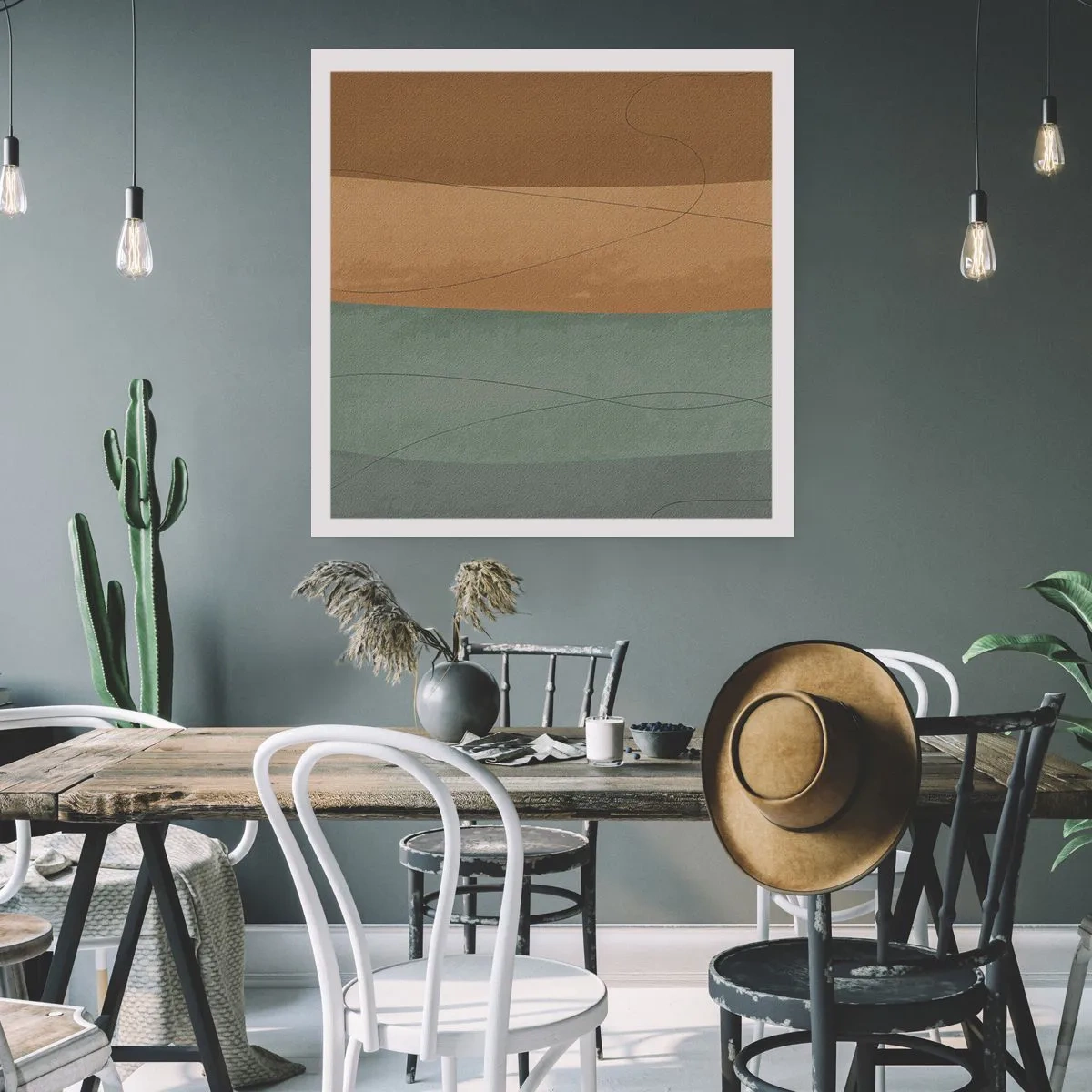 Plakat - Vandret sammensætning - 50x50 cm
