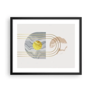 Plakat i sort ramme - Lysstyrke og udstråling - 50x40 cm