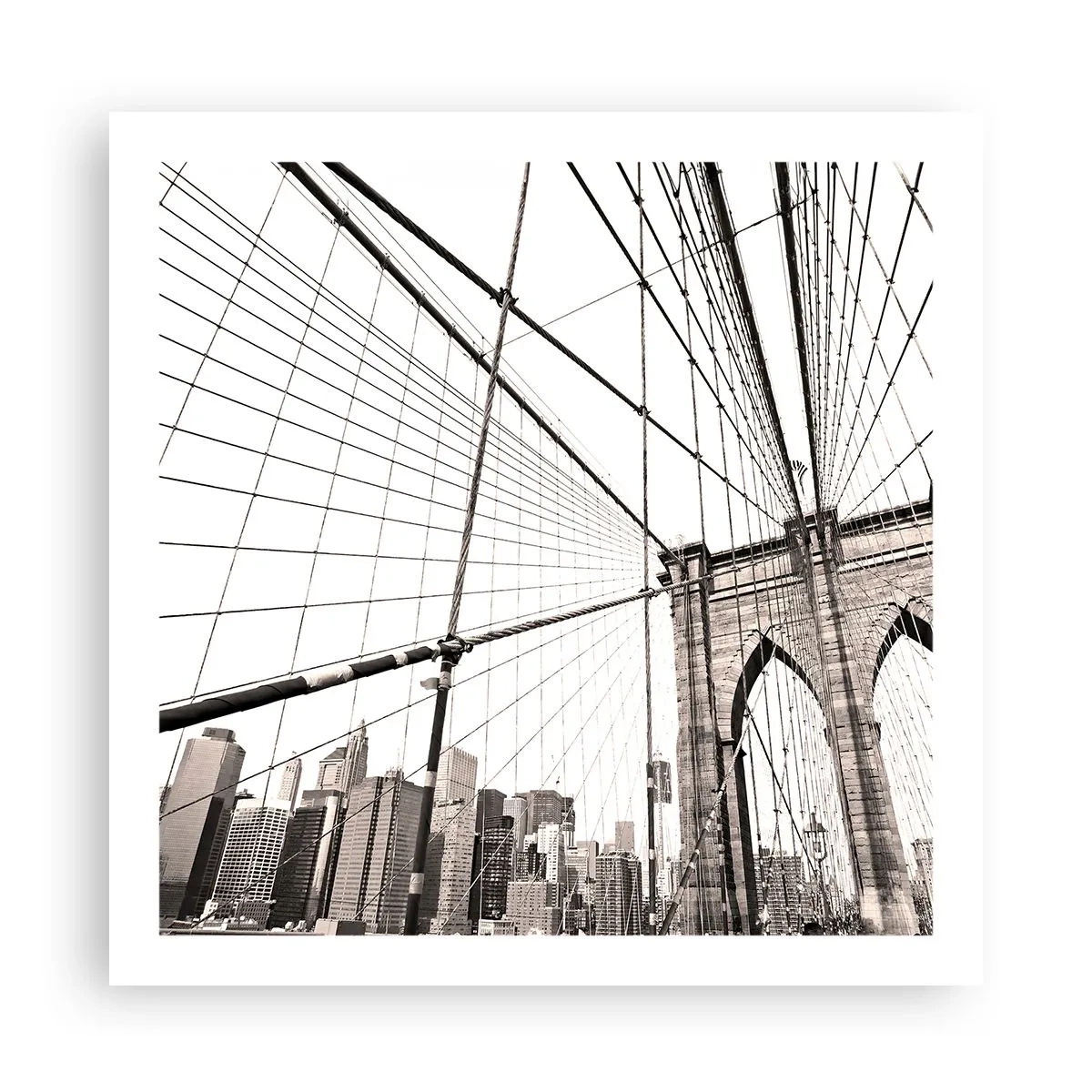 Plakat - Katedralen i New York - 60x60 cm