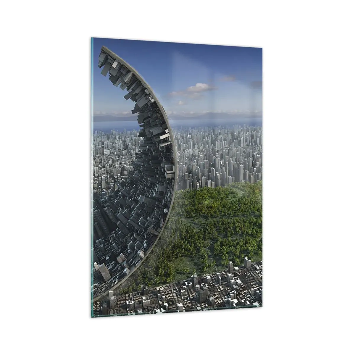 Billede på glas - Naturen er evig - 80x120 cm