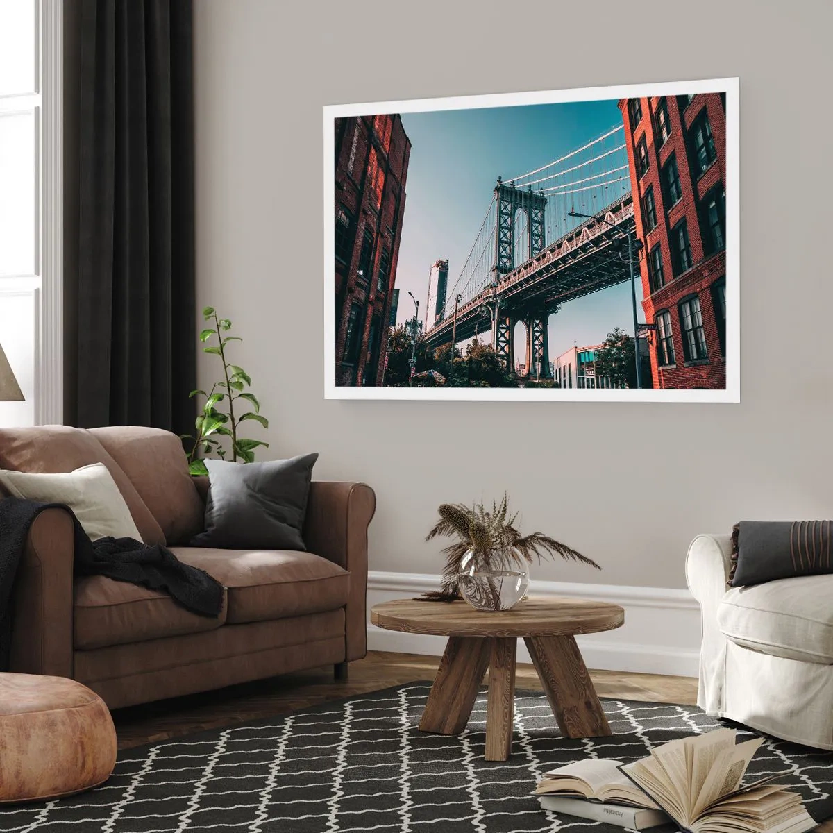 Plakat - Over byens bølger - 91x61 cm